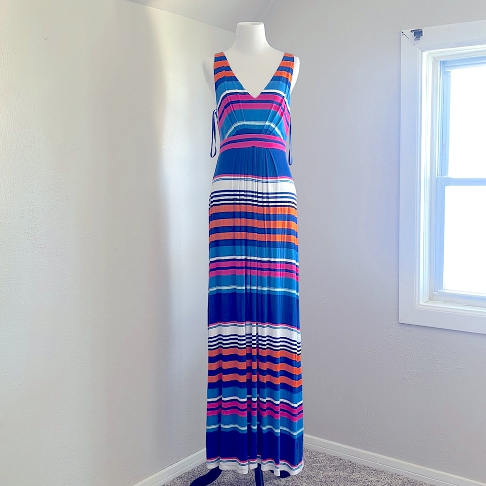 Banana Republic Striped Summer Maxi Dress